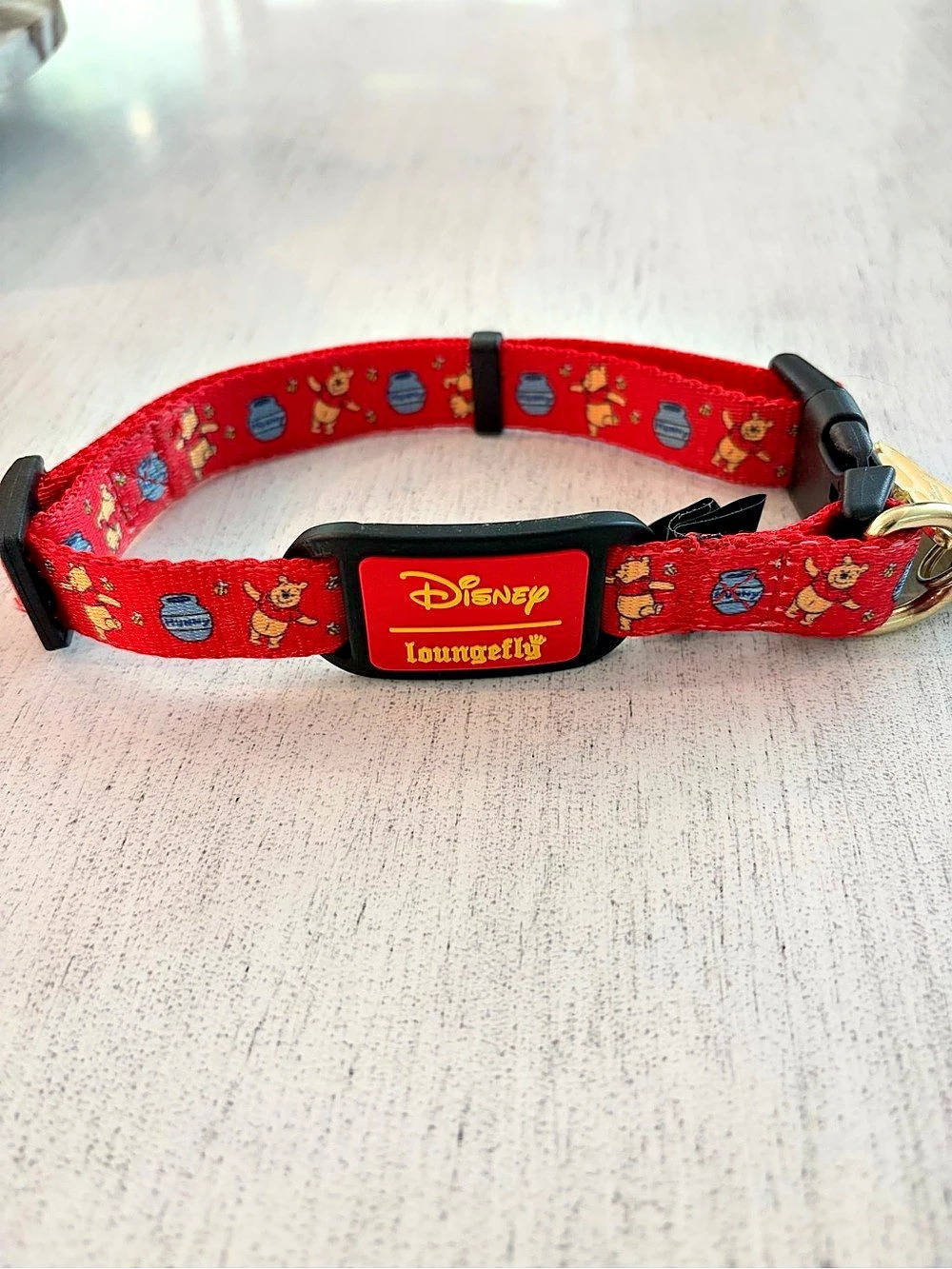 Disney Loungefly Winnie the Pooh Dog Collar Like New - Size Medium